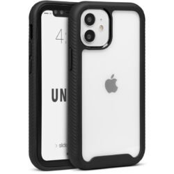 Case para iPhone 12 Mini Transparente/Negro