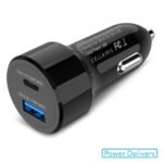Cargador de Vehículo Cellairis - Doble USB-A + USB-C 38W Color negro