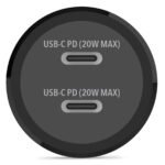 Cargador de Vehículo Cellairis - Doble USB-C + USB-C 40W color Negro - Imagen 2