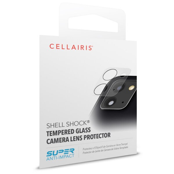 Mica Cellairis de Vidrio Templado para cámara - Shell Shock Cámara Apple iPhone 14 Pro / 14 Pro Max - Imagen 3