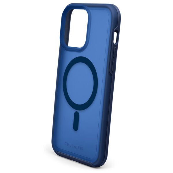 Case Cellairis La Hornet Matte - para iPhone 14 Pro Max/ 13 Pro Max- color Azul con anillo azul- MagSafe - Imagen 2