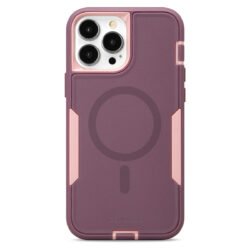 Case Cellairis "Rapture Rugged" para Iphone 15 Pro- color "Rose/ Mulberry" con MagSafe