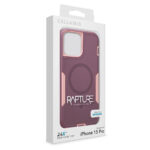 Case Cellairis "Rapture Rugged" para Iphone 15 Pro- color "Rose/ Mulberry" con MagSafe - Imagen 6
