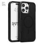 Case Cellairis "Rapture Rugged" - para iPhone 15 Pro Max - color "Black" con MagSafe - Imagen 3