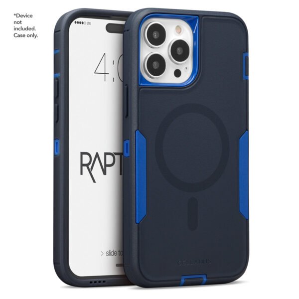 Case Cellairis "Rapture Rugged" - para iPhone 15 Pro Max - color "Navy Blue" con MagSafe - Imagen 3