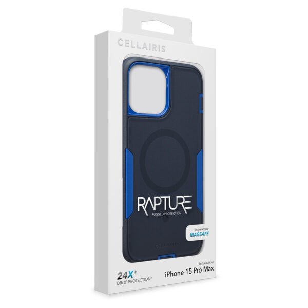 Case Cellairis "Rapture Rugged" - para iPhone 15 Pro Max - color "Navy Blue" con MagSafe - Imagen 6
