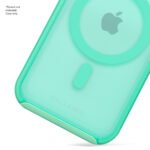 Case "La Hornet Matte" para IPhone 15 Pro en color "Turquesa" con MagSafe - Imagen 4