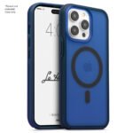 Case "La Hornet Matte" para IPhone 15 Pro en color "Navy Blue" con MagSafe - Imagen 2