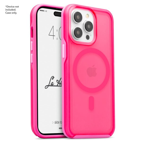 Case "La Hornet Matte" para IPhone 15 Pro en color "Hot Pink" con MagSafe - Imagen 2