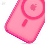 Case "La Hornet Matte" para IPhone 15 Pro en color "Hot Pink" con MagSafe - Imagen 3