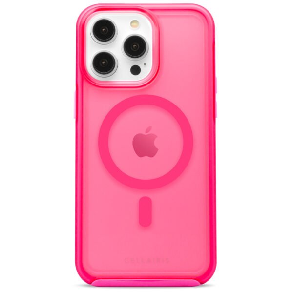 Case "La Hornet Matte" para IPhone 15 Pro en color "Hot Pink" con MagSafe - Imagen 4