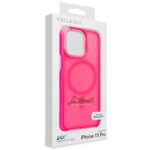 Case "La Hornet Matte" para IPhone 15 Pro en color "Hot Pink" con MagSafe - Imagen 6