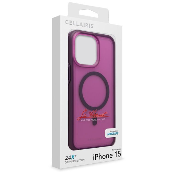 Case "La Hornet Matte" para IPhone 15/ 14 en color "Púrpura" con MagSafe - Imagen 4