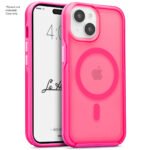 Case "La Hornet Matte" para IPhone 15/ 14 en color "Hot Pink" con MagSafe - Imagen 2