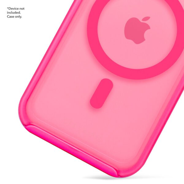 Case "La Hornet Matte" para IPhone 15/ 14 en color "Hot Pink" con MagSafe - Imagen 4