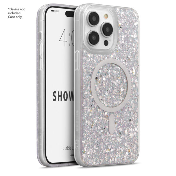 Showcase "Slim Glam" para IPhone 15 Pro en color "Silver" con MagSafe - Imagen 7