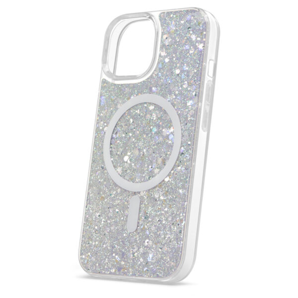 Showcase "Slim Glam" para IPhone 15 Pro en color "Silver" con MagSafe - Imagen 5