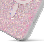 Showcase "Slim Glam" para IPhone 15 Pro en color "Baby Pink" con MagSafe - Imagen 3