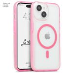 Case "La Hornet Glitter" para IPhone 15/ 14 en color "Clear Hot Pink" con MagSafe - Imagen 3