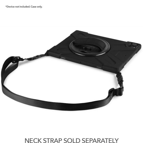 Case "Rapture Rugged" - para IPad Pro 12.9" - Generación 3/4 con soporte y colgante en color "Black" - Imagen 4