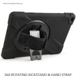 Case "Rapture Rugged" - para IPad 9.7" Air 2 con soporte y colgante en color Negro - Imagen 3