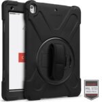 Case "Rapture Rugged" - para IPad 10.5" Pro/Air con soporte y colgante en color negro