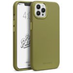 Case "Puff Pastry" - para IPhone 14 Pro en color "Poached Pear" con bordes metálicos y con MagSafe