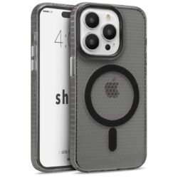 Case ShOx - para IPhone 14 Pro color "Transparent Smoke" con MagSafe