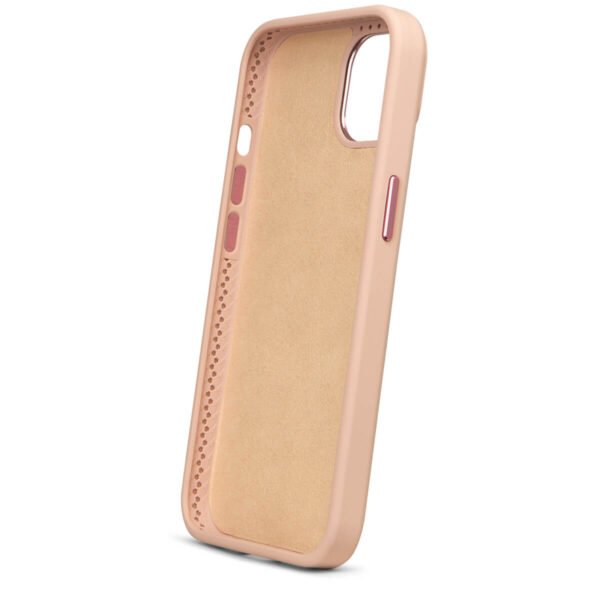 Case "Puff Pastry" - para IPhone 14 Pro en color "Rose Souffle" con bordes metálicos y con MagSafe - Imagen 2