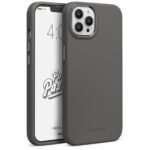 Case "Puff Pastry" - para IPhone 14 Pro en color "Earl Grey" con bordes metálicos y con MagSafe