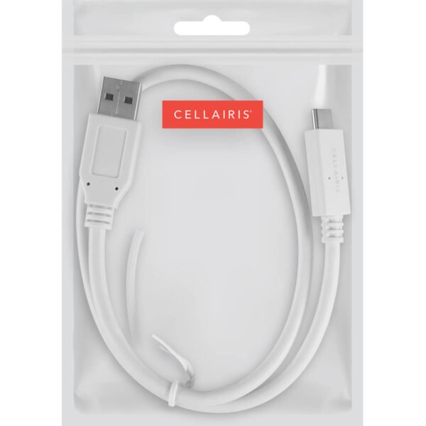 Cable cargador - 20IN - USB-C To USB-A en color "White" - Imagen 2