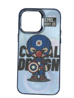 Case de Capitán América para 11, 13, 14 y 14 pro max - Imagen 3