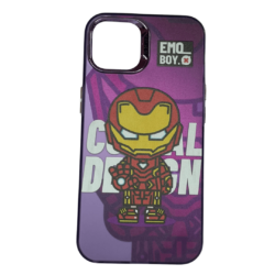 Case "Mini Iron Man" para iPhone 11, 13, 14 y 14 Pro Max