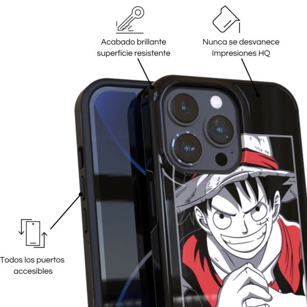 Gear Up for Adventure_ Unleash Your Inner Pirate with Captivating Luffy_24574_1200x1200 (1) Arts Case para iphone Libera al pirata que llevas dentro con Luffy - Imagen 4