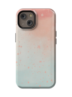 Estuche Glamour Rosa y Turquesa para iPhone