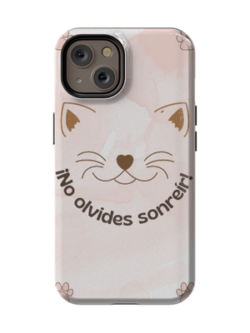 Estuche Motivacional Gatito para iPhone