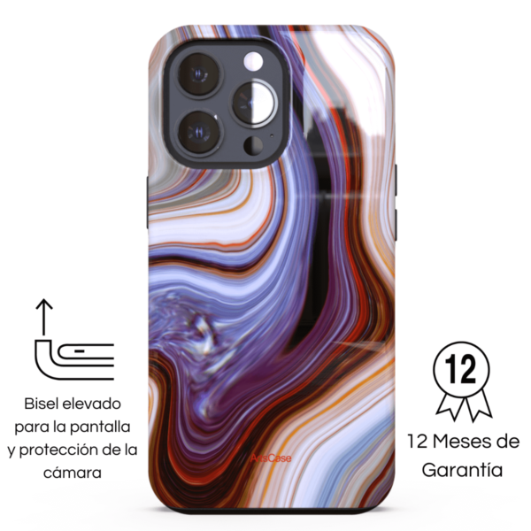 Brown Marble Pattern_16699_1200x1200_2 (1) Estuche ArtsCase  Brown Marble Pattern Para Iphone - Imagen 2