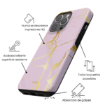 Marble Gold Grunge iPhone Case ArtsCase - Imagen 5