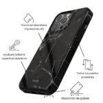 Noir Marble iPhone Case ArtsCase - Imagen 5