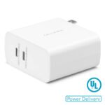 Cargador De Pared Cellairis - Doble USB-C + USB-C 70W Blanco - Imagen 3