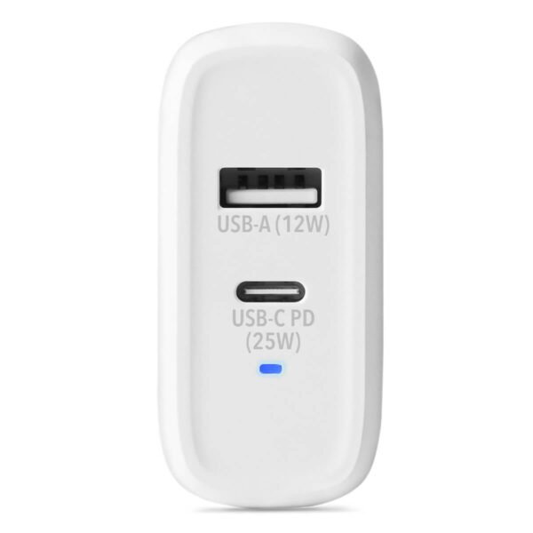 Cargador De Pared Cellairis - Doble USB-A + USB-C 37W Blanco - Imagen 2