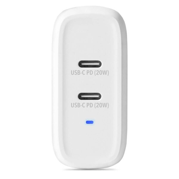 Cargador De Pared Cellairis - Dual USB-C + USB-C 40W Blanco - Imagen 2