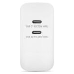 Cargador De Pared Cellairis - Doble USB-C + USB-C 70W Blanco - Imagen 2