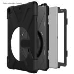 Rapture Rugged - Apple IPad Pro 12.9" Gen6/ 5 Con Soporte Y Correa De Mano, Color Negro - Imagen 2