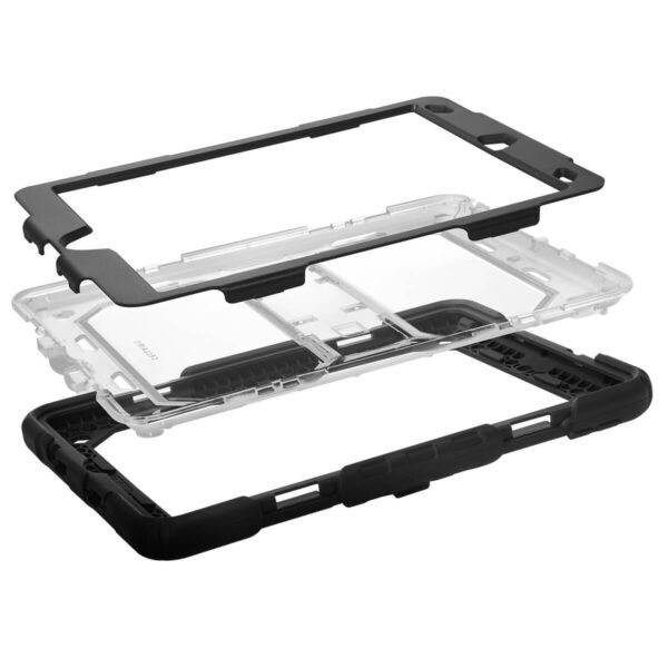 Rapture Rugged - Apple IPad 10.2" Gen7/8/9 Con Soporte Solamente, Negro/Transparente - Imagen 2