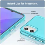 Case Transparente Celeste Antigolpes TPU Candy Series para Samsung Galaxy A05 4G - Imagen 3