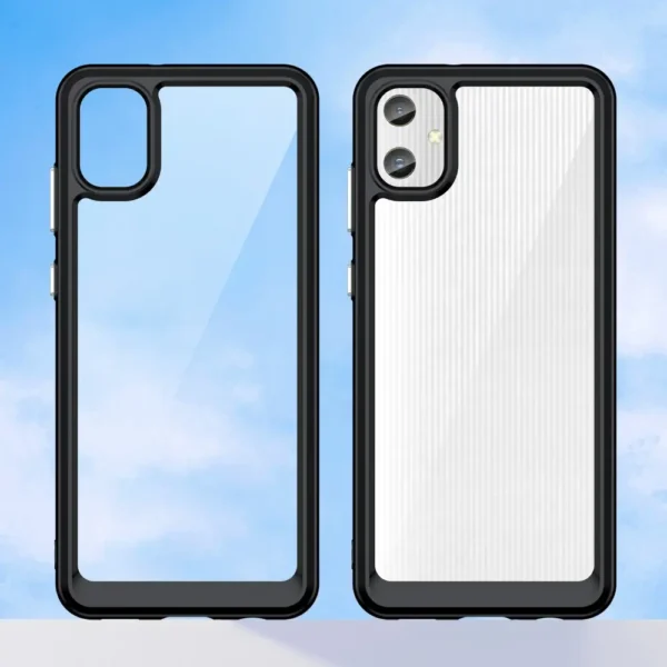 Case Negro Antirayas TPU + Acrílico para Samsung Galaxy A05 4G - Imagen 2