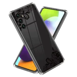 Case con Diseño de Flores de Encaje TPU para Samsung Galaxy A35 5G