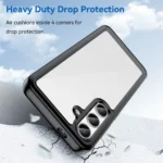 Estuche Transparente Negro Samsung Galaxy S24 TPU + Acrílico Antirrayaduras - Imagen 2