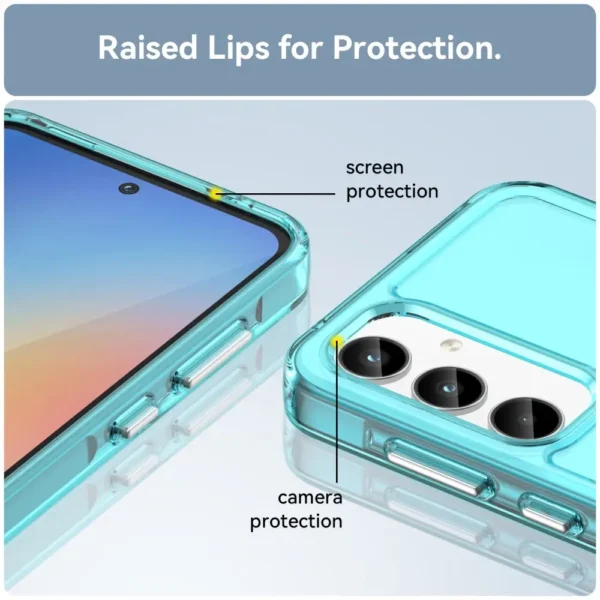 case-samsung-cellairis Estuche Transparente Celeste Serie Candy TPU para Samsung Galaxy A35 5G - Imagen 3